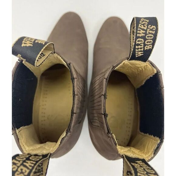 Wild West Brown Suede Boots‎ Women’s Size 9/Mexico 26 - Picture 7 of 10